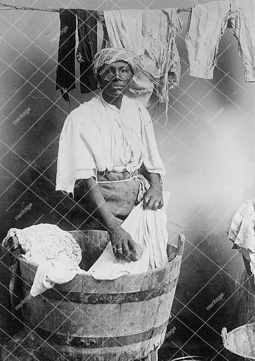 ‘A Woman’s Work is Never Done’ – unknown early 1900s.